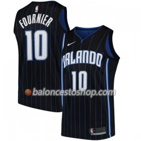 Camiseta Hombre NBA Orlando Magic Evan Fournier 10 Nike 2017-18 Negro Swingman